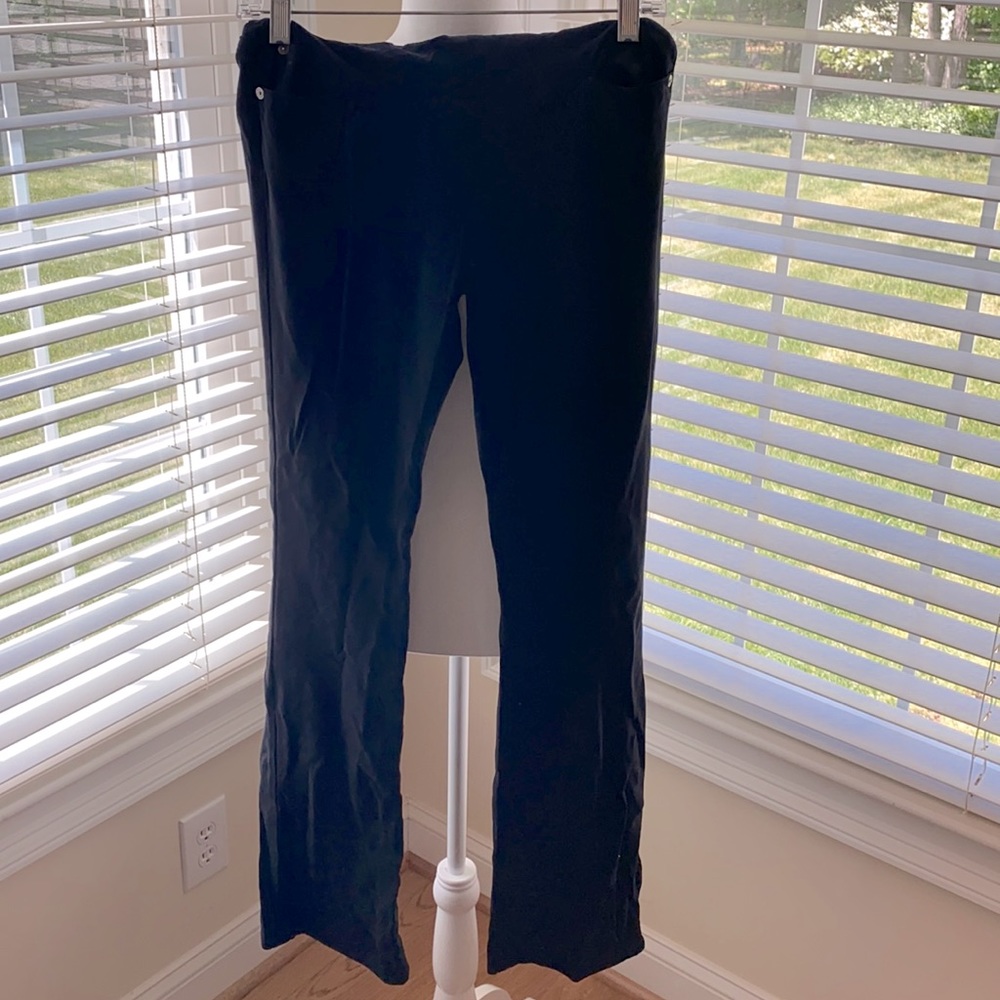 7 for all Mankind black maternity jeans
